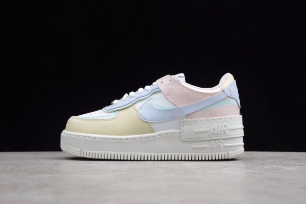 Nike Air Force 1 Shadow White Glacier Blue Ghost (W) CI0919-106 - Image 2