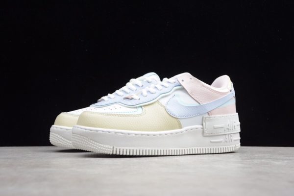 Nike Air Force 1 Shadow White Glacier Blue Ghost (W) CI0919-106 - Image 3