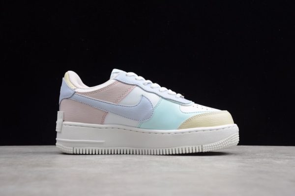Nike Air Force 1 Shadow White Glacier Blue Ghost (W) CI0919-106 - Image 4