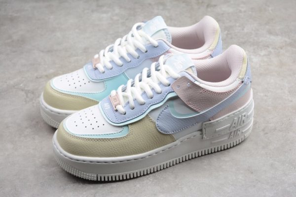 Nike Air Force 1 Shadow White Glacier Blue Ghost (W) CI0919-106 - Image 5